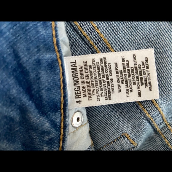 Aeropostale Light Blue Jeggings! 4Regular - Picture 3 of 4